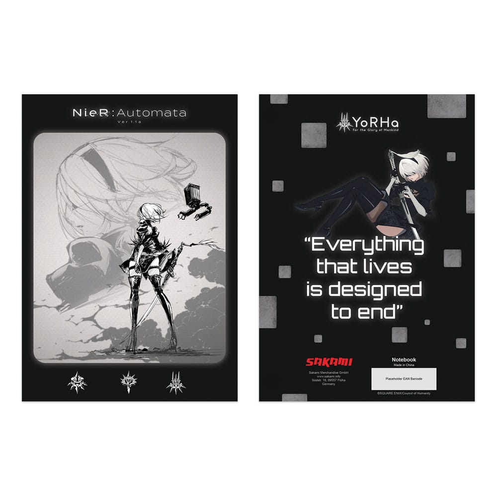 Sakami Merchandise NieR Automata Ver1.1a Notizbuch