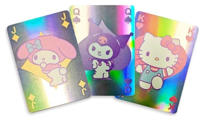 Sakami Merchandise Sanrio Hello Kitty & Friends Cupcake French-suited Holographic Deck Spielkarten