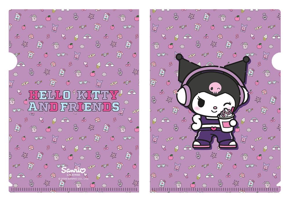 Sakami Merchandise Sanrio POP 02 Kuromi Klarsichthülle