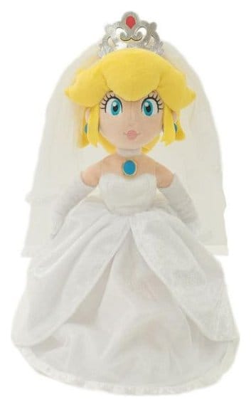 Sanei Super Mario Princess Peach Wedding Plüschfigur