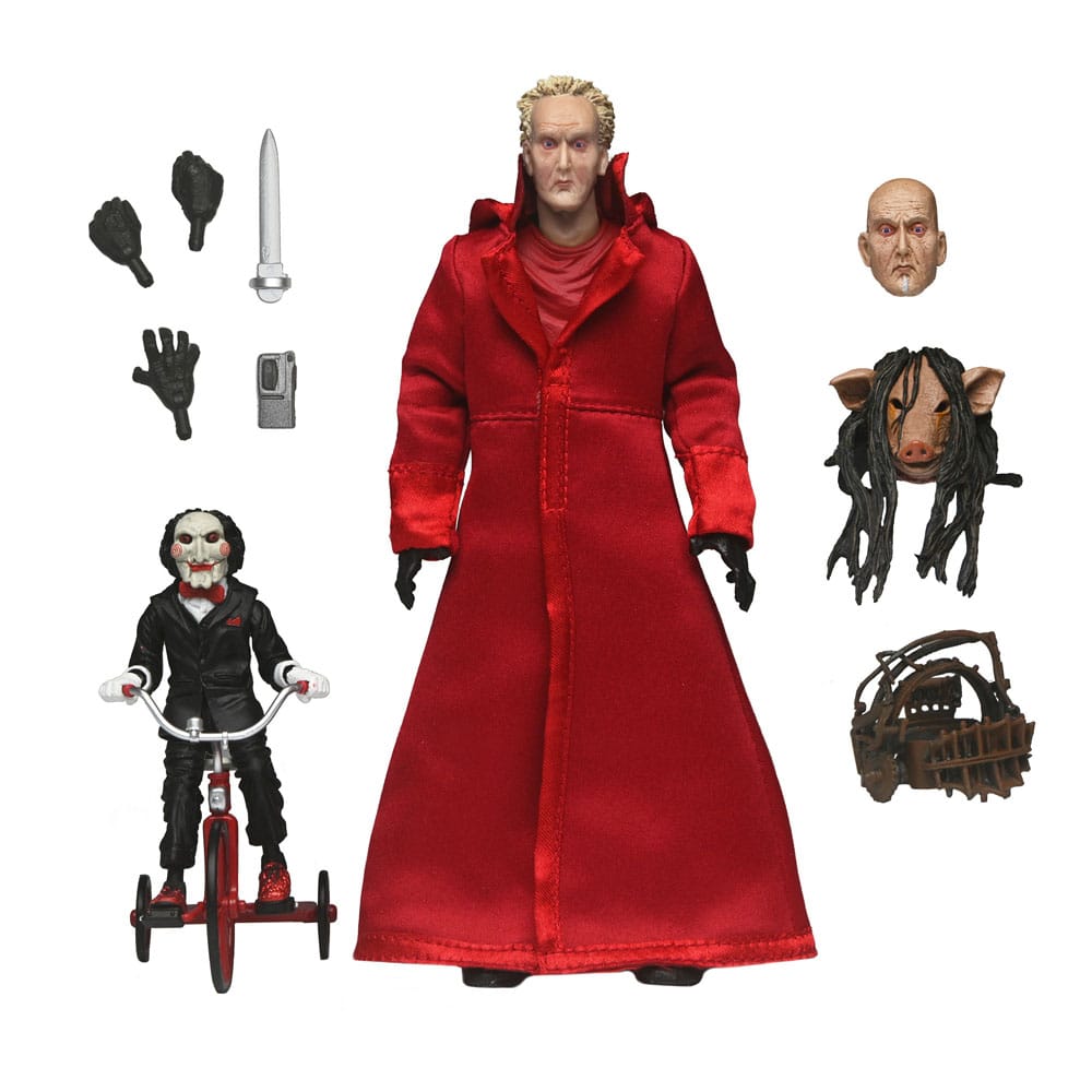 Saw Actionfigur Ultimate Jigsaw Killer & Billy Red Robe 18 cm von NECA