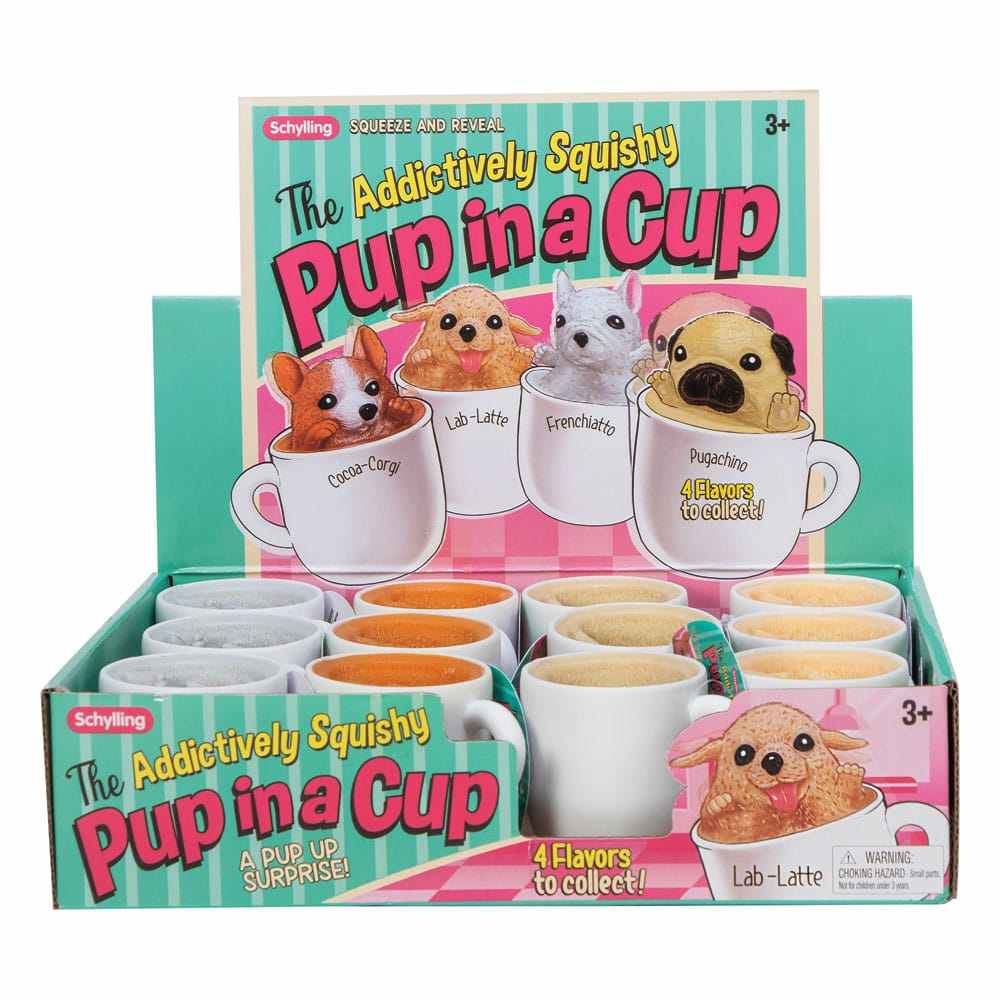 Schylling Pup in a Cup Anti-Stress-Figur