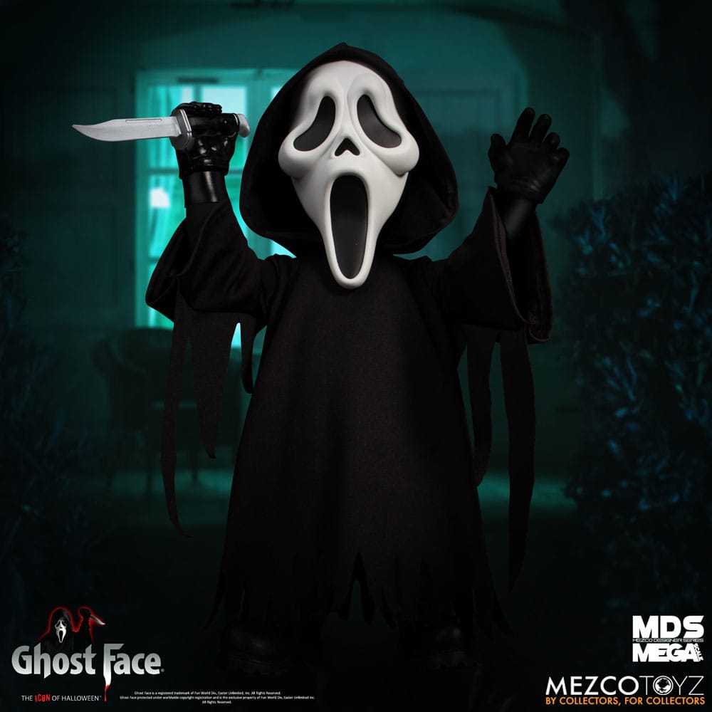 Scream - Ghost Face MDS Mega Scale 38 cm Puppe - BESCHÄDIGTE VERPACKUNG!