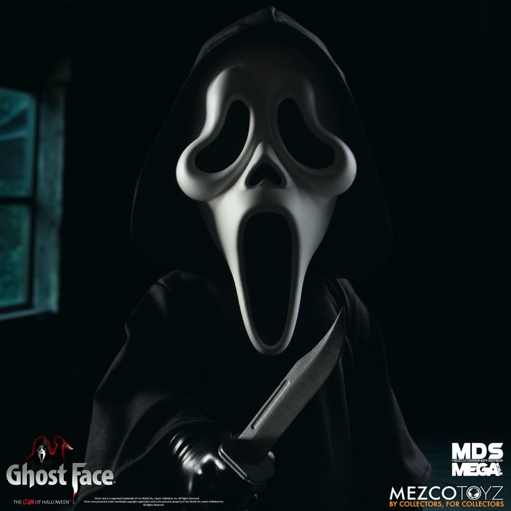 Scream - Ghost Face MDS Mega Scale 38 cm Puppe - BESCHÄDIGTE VERPACKUNG!