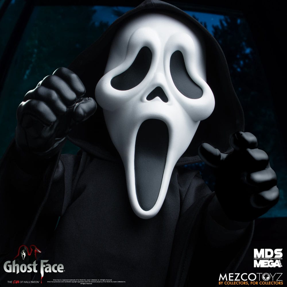 Scream - Ghost Face MDS Mega Scale 38 cm Puppe - BESCHÄDIGTE VERPACKUNG!