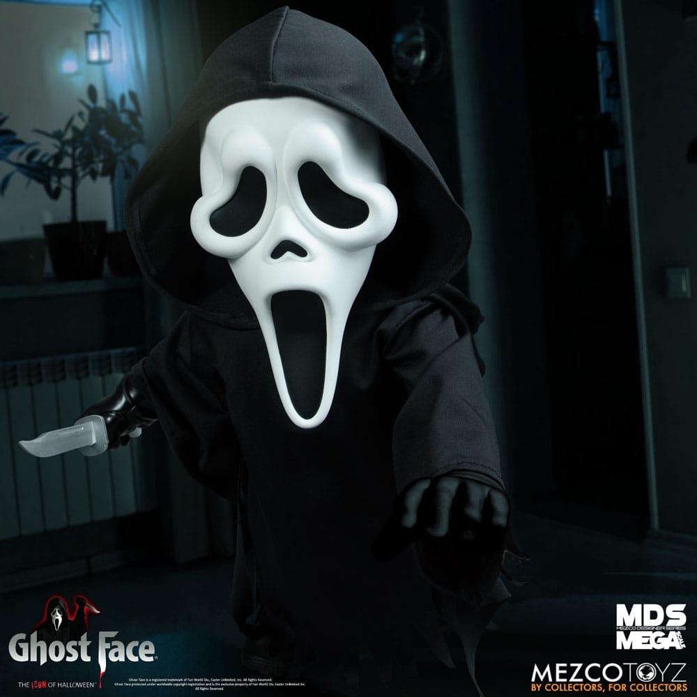 Scream - Ghost Face MDS Mega Scale 38 cm Puppe - BESCHÄDIGTE VERPACKUNG!