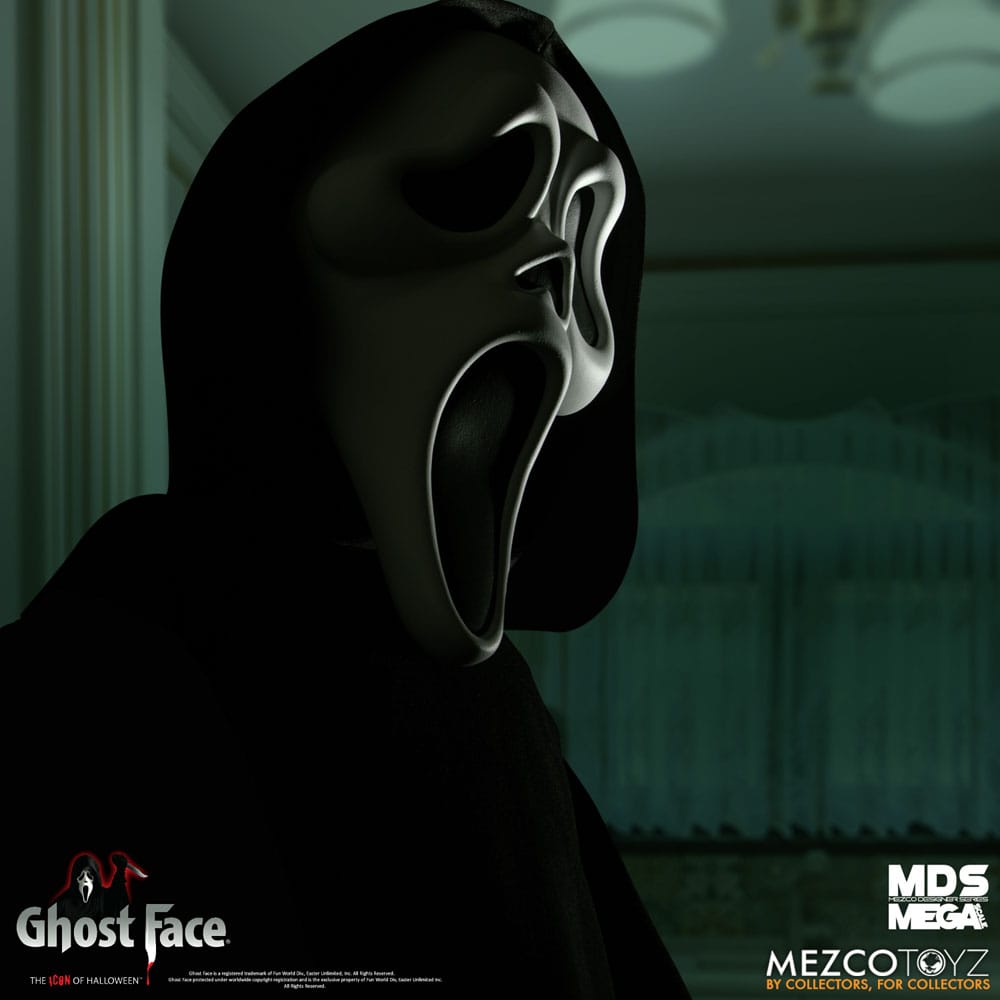Scream - Ghost Face MDS Mega Scale 38 cm Puppe - BESCHÄDIGTE VERPACKUNG!