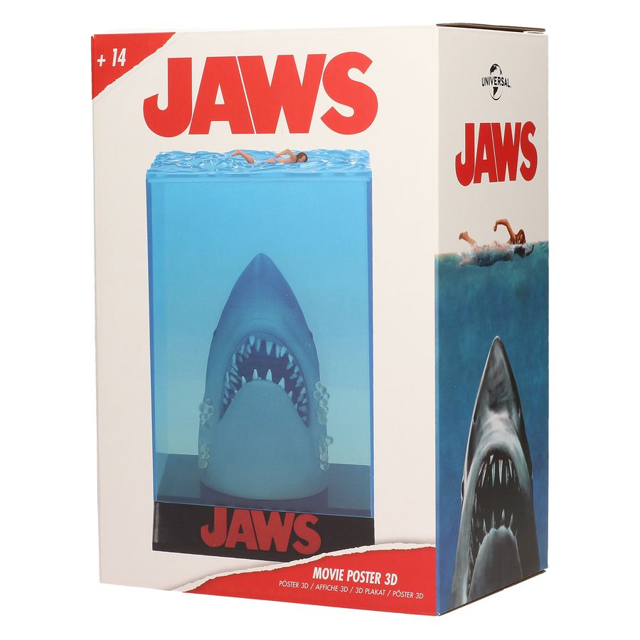 SD Toys Jaws Der weiße Hai 3D Poster Statue