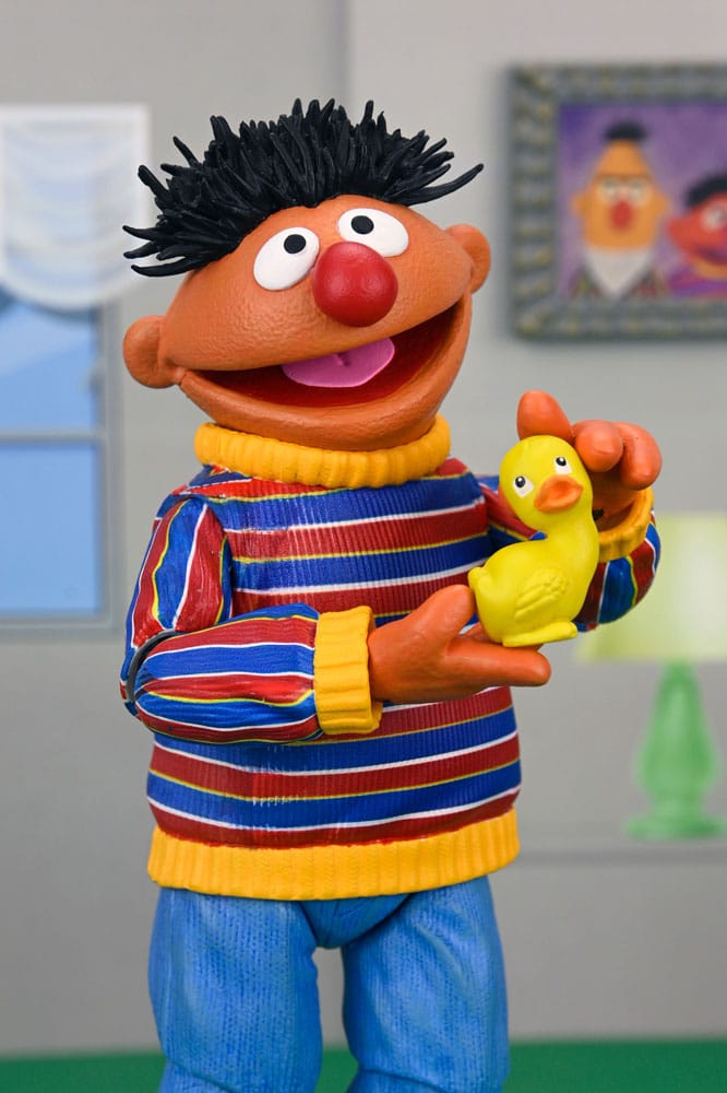 Sesamstraße - Ultimate Ernie 18 cm Actionfigur NECA
