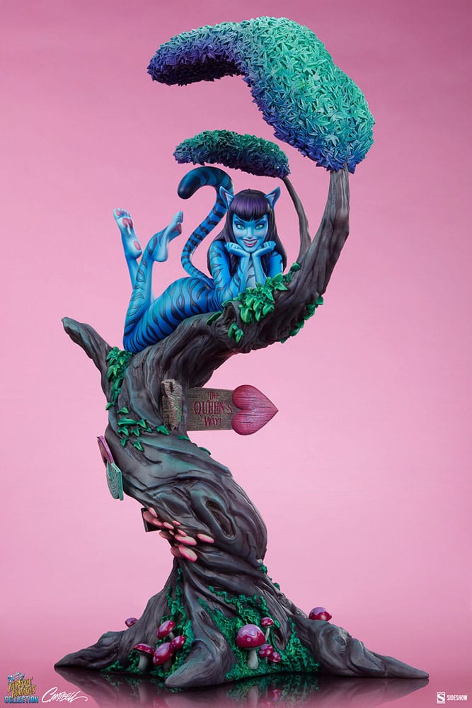 Sideshow Collectibles Fairytale Fantasies Collection Lady Cheshire Cat Statue