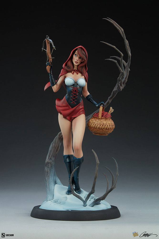 Sideshow Collectibles Fairytale Fantasies Collection Red Riding Hood Statue