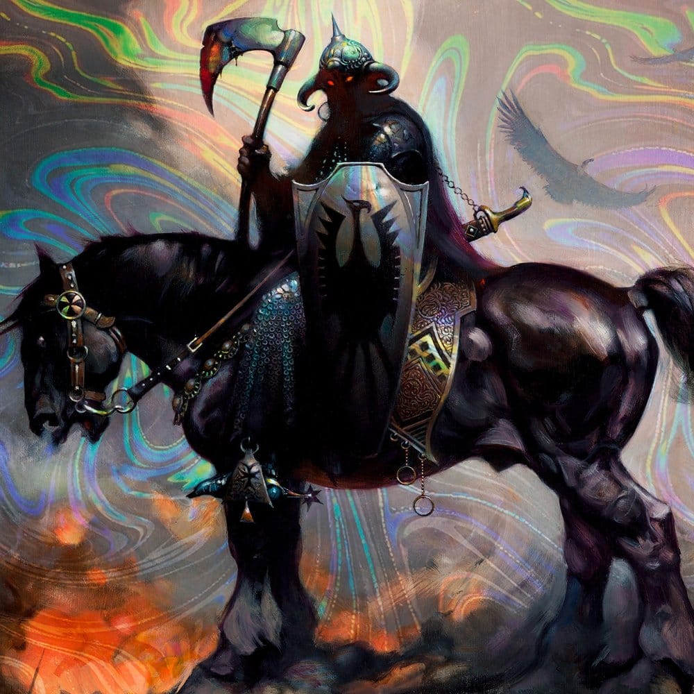 Sideshow Collectibles Frank Frazetta Death Dealer I Rainbow Lava Holofoil - ungerahmt Kunstdruck