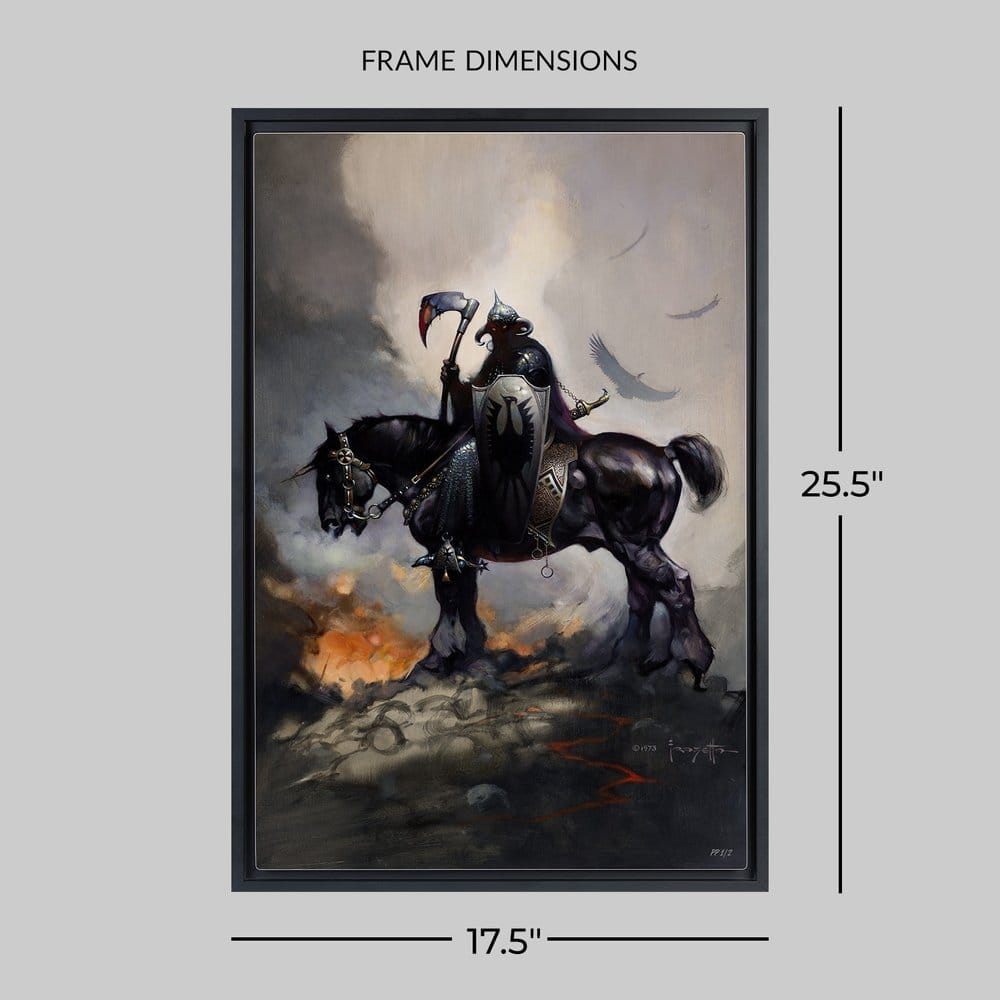 Sideshow Collectibles Frank Frazetta Death Dealer I Rainbow Lava Holofoil - ungerahmt Kunstdruck