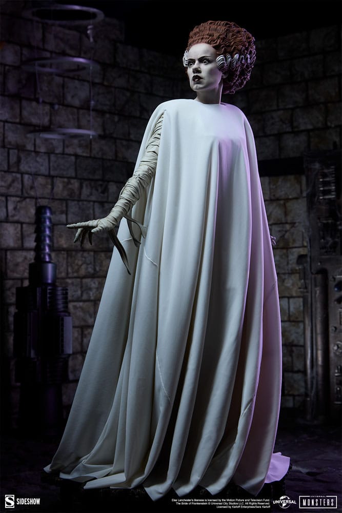 Sideshow Collectibles Frankensteins Braut The Bride of Frankenstein (Fabric Costume) Premium Format Mixed Media Statue