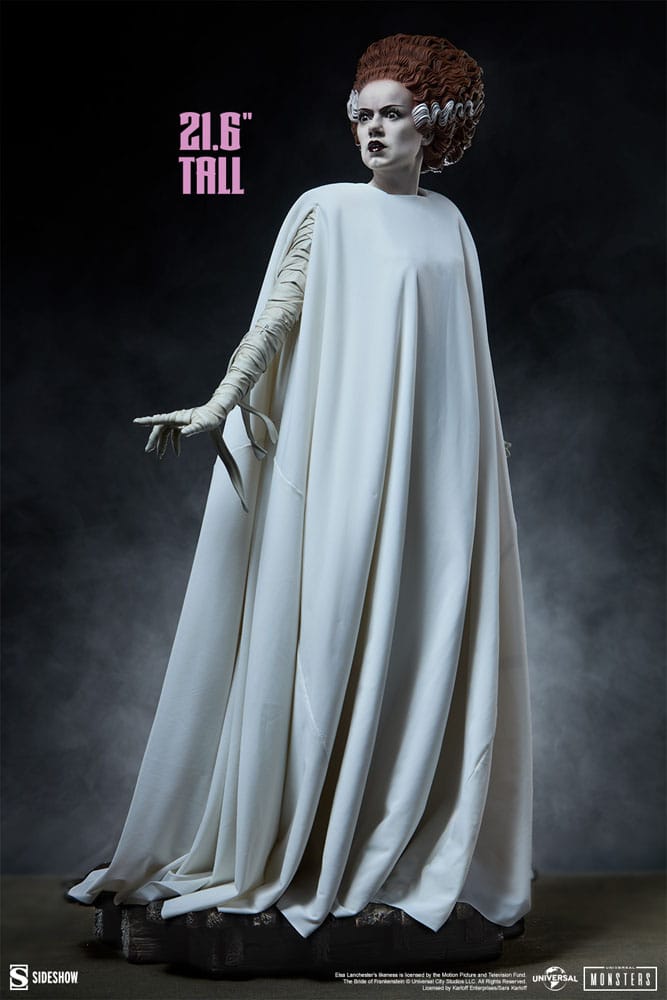Sideshow Collectibles Frankensteins Braut The Bride of Frankenstein (Fabric Costume) Premium Format Mixed Media Statue