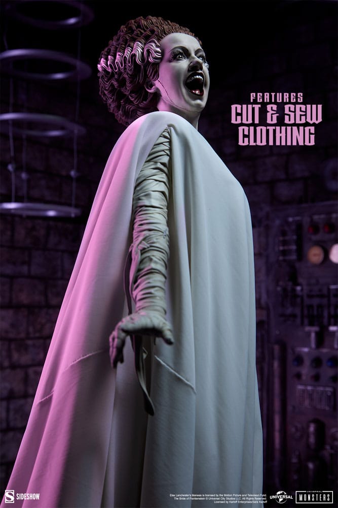 Sideshow Collectibles Frankensteins Braut The Bride of Frankenstein (Fabric Costume) Premium Format Mixed Media Statue