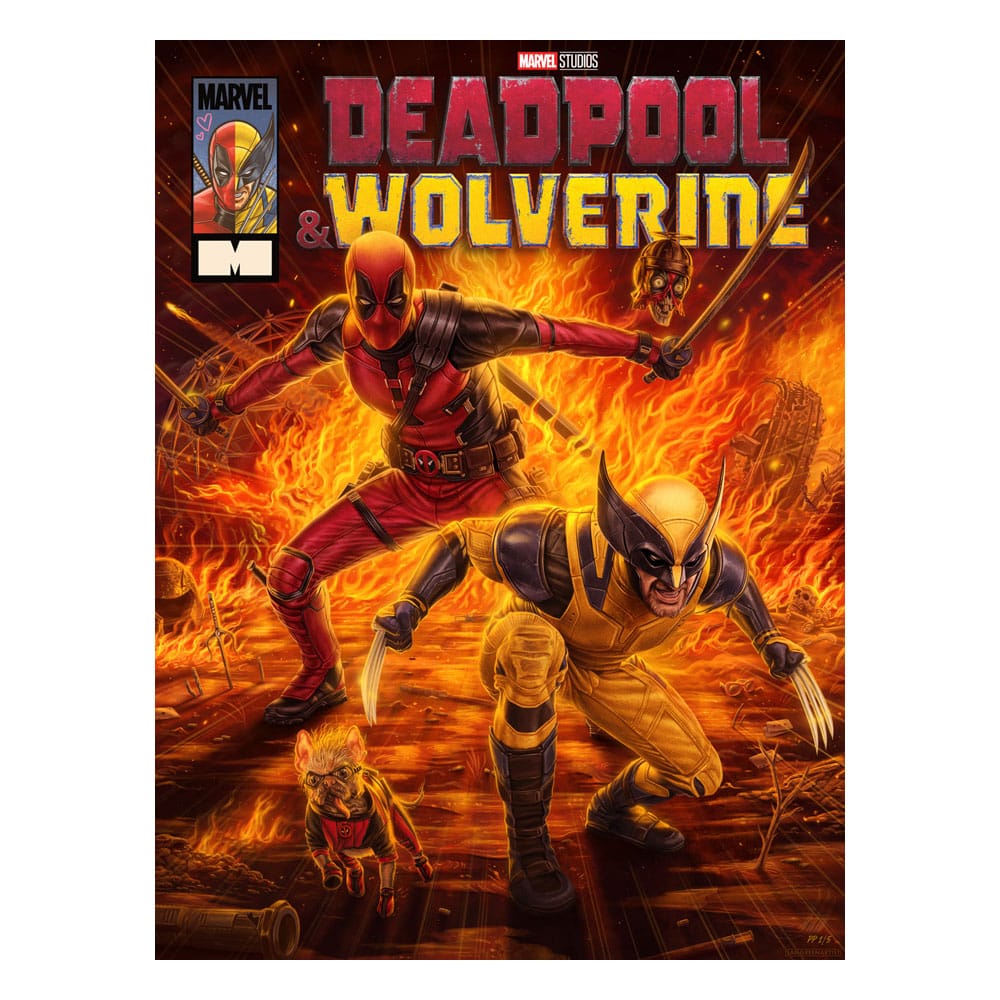 Sideshow Collectibles Marvel Deadpool & Wolverine Kunstdruck