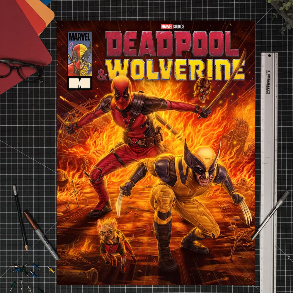 Sideshow Collectibles Marvel Deadpool & Wolverine Kunstdruck