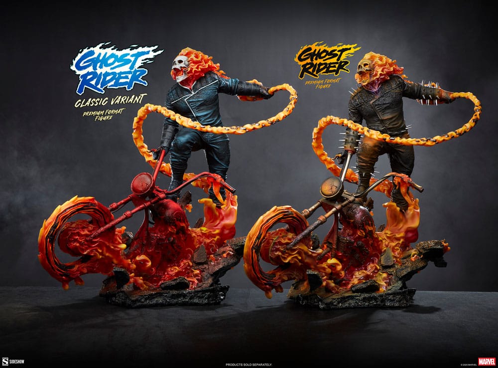 Sideshow Collectibles Marvel Ghost Rider (Classic Variant) Premium Format Statue