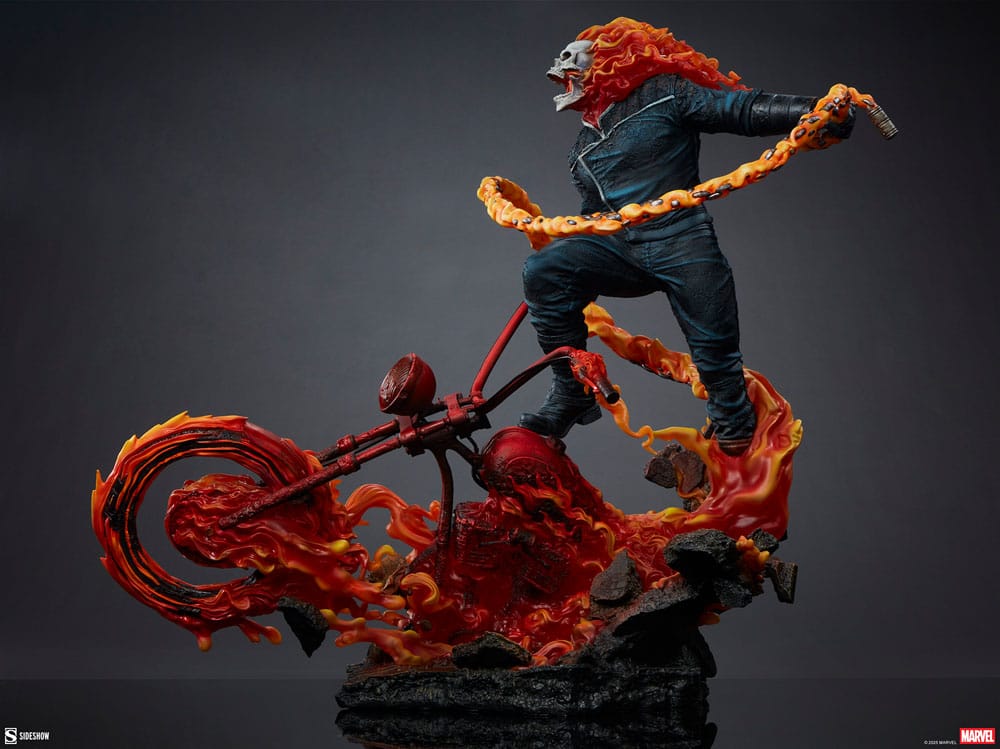 Sideshow Collectibles Marvel Ghost Rider (Classic Variant) Premium Format Statue