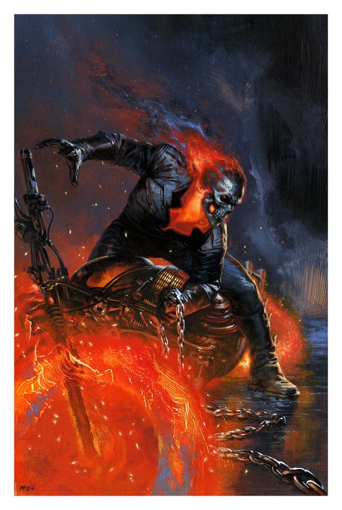 Sideshow Collectibles Marvel Ghost Rider - ungerahmt Kunstdruck