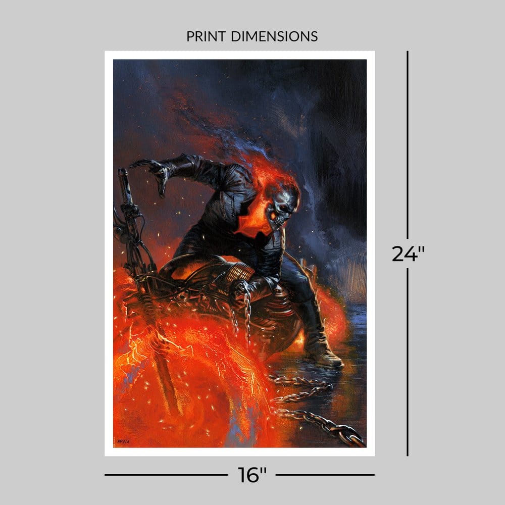 Sideshow Collectibles Marvel Ghost Rider - ungerahmt Kunstdruck
