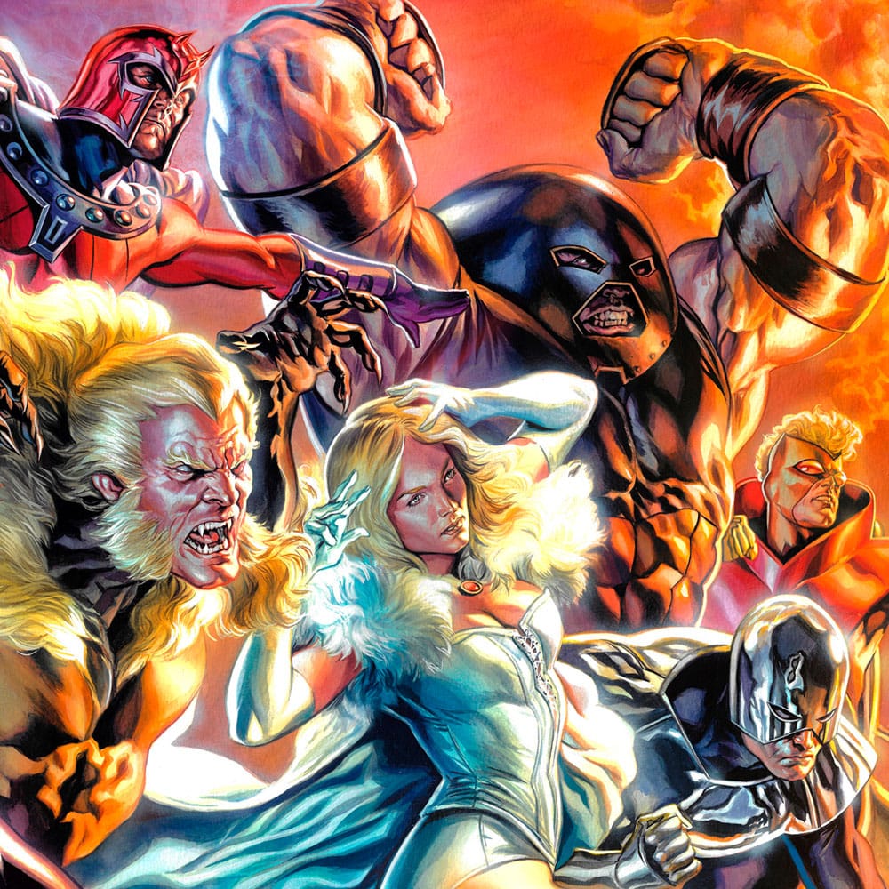 Sideshow Collectibles Marvel X-Men The Brotherhood of Mutants by Felipe Massafera Kunstdruck