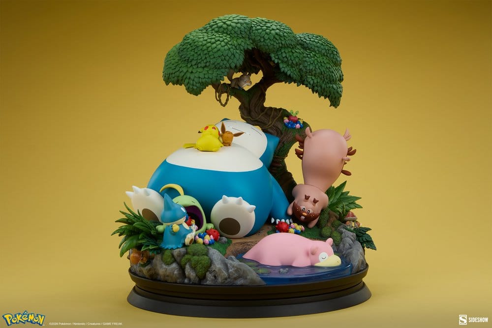 Sideshow Collectibles Pokémon Relaxo Diorama Actionfigur