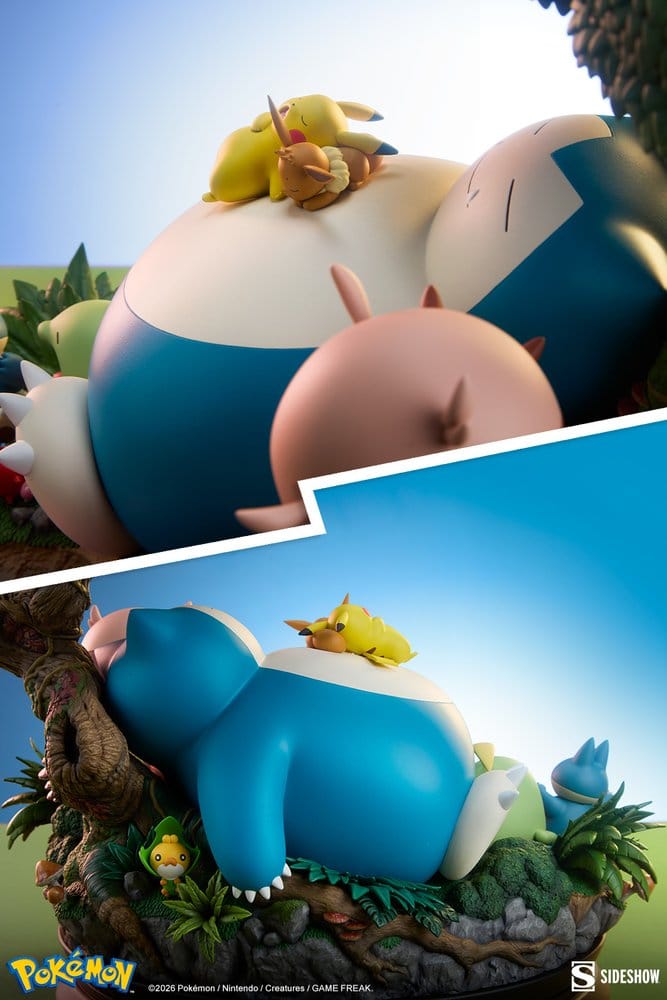 Sideshow Collectibles Pokémon Relaxo Diorama Actionfigur