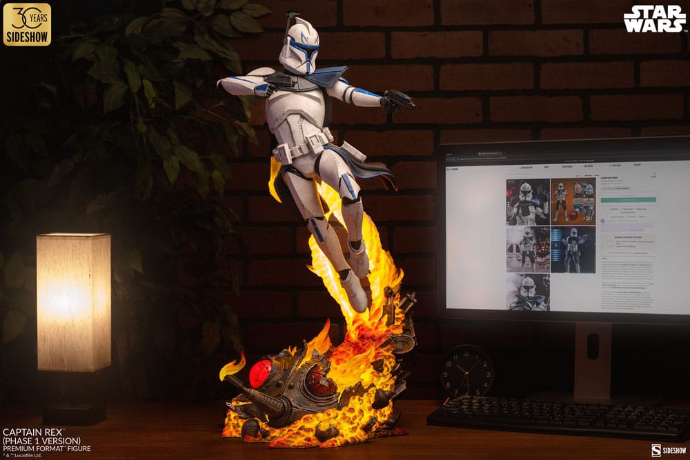 Sideshow Collectibles Star Wars Captain Rex (Phase 1 Version) Premium Format Statue