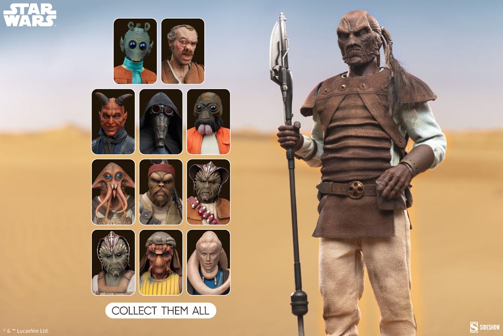 Sideshow Collectibles Star Wars Die Rückkehr der Jedi-Ritter Pagetti Rook 1/6 Actionfigur