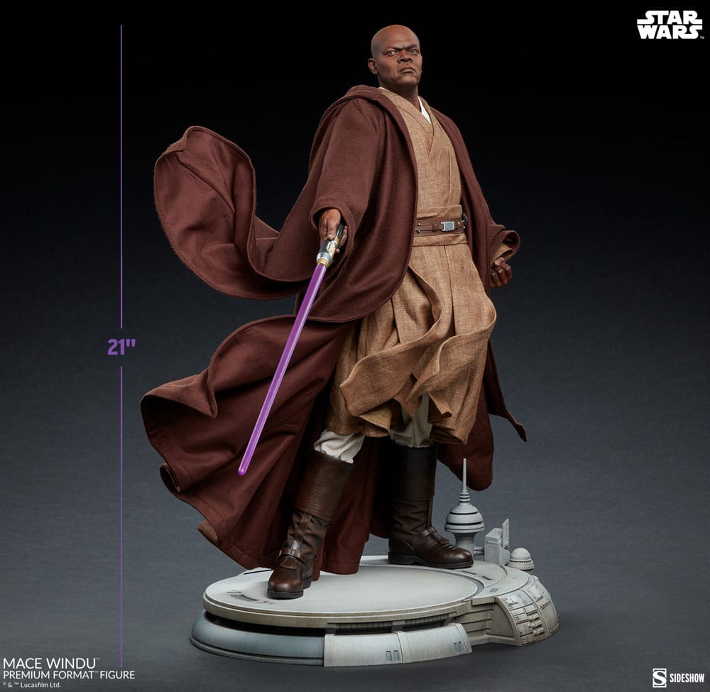 Sideshow Collectibles Star Wars Episode III Mace Windu Premium Format Figur