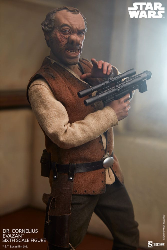 Sideshow Collectibles Star Wars Episode IV Scum & Villainy Doctor Cornelius Evazan 1/6 Actionfigur