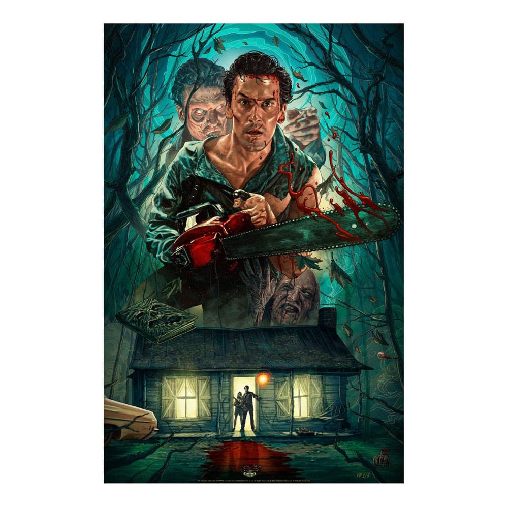 Sideshow Collectibles Tanz der Teufel 2 / Evil Dead Ash Williams Kunstdruck