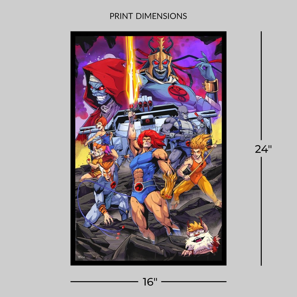 Sideshow Collectibles ThunderCats ThunderCats Roar! Ungerahmt Kunstdruck