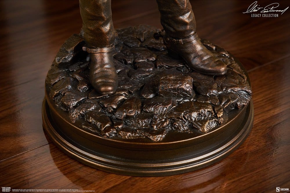Sideshow Collectibles Zwei Glorreiche Halunken The Man With No Name (Faux Bronze) Statue