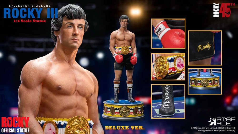 Star Ace Rocky III - Rocky Balboa Deluxe Ver. 46 cm 1/4 Statue