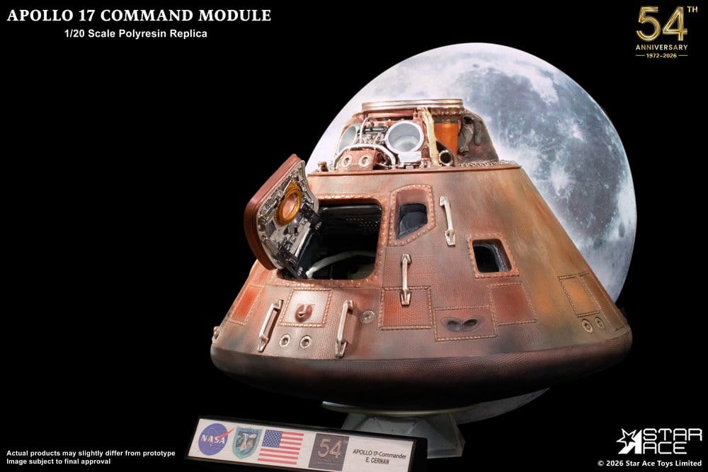 Star Ace Toys Apollo 17 Command Module 1/20 Replik