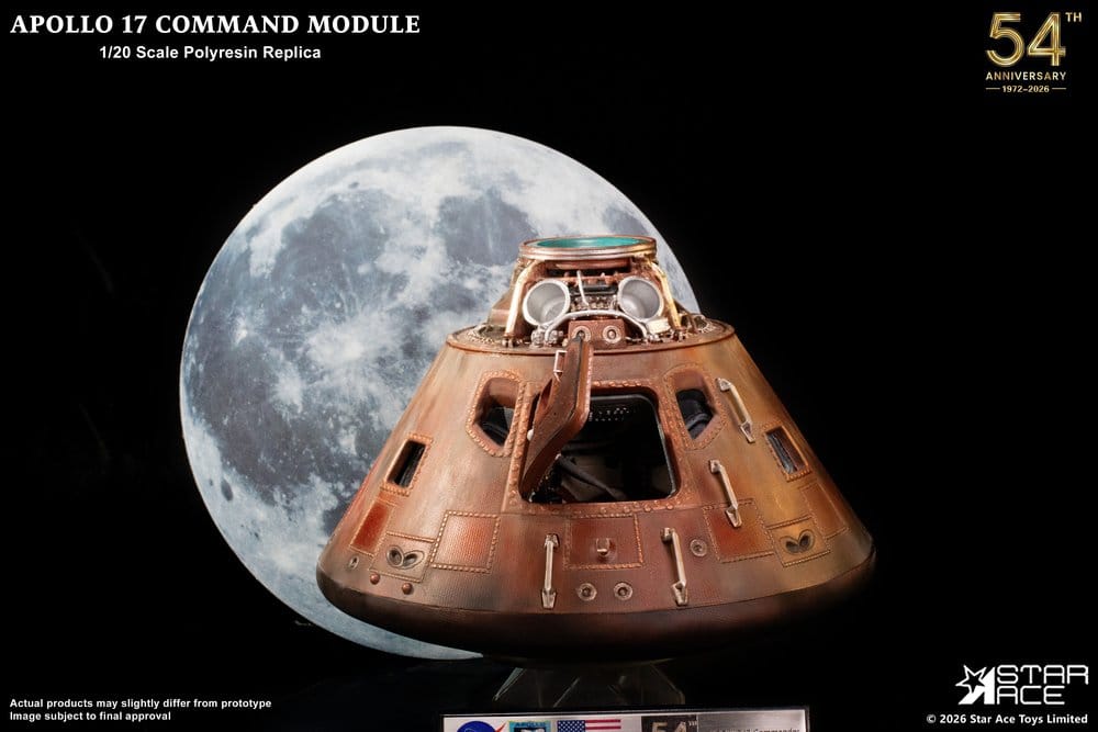 Star Ace Toys Apollo 17 Command Module 1/20 Replik