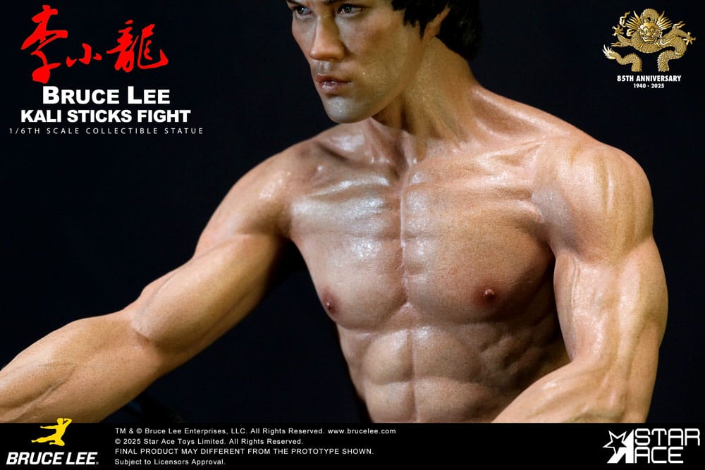 Star Ace Toys Bruce Lee Der Mann mit der Todeskralle Deluxe Basement 1/6 Statue