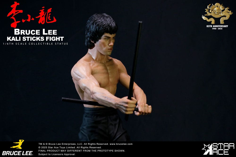 Star Ace Toys Bruce Lee Der Mann mit der Todeskralle Deluxe Basement Version 1/6 Statue