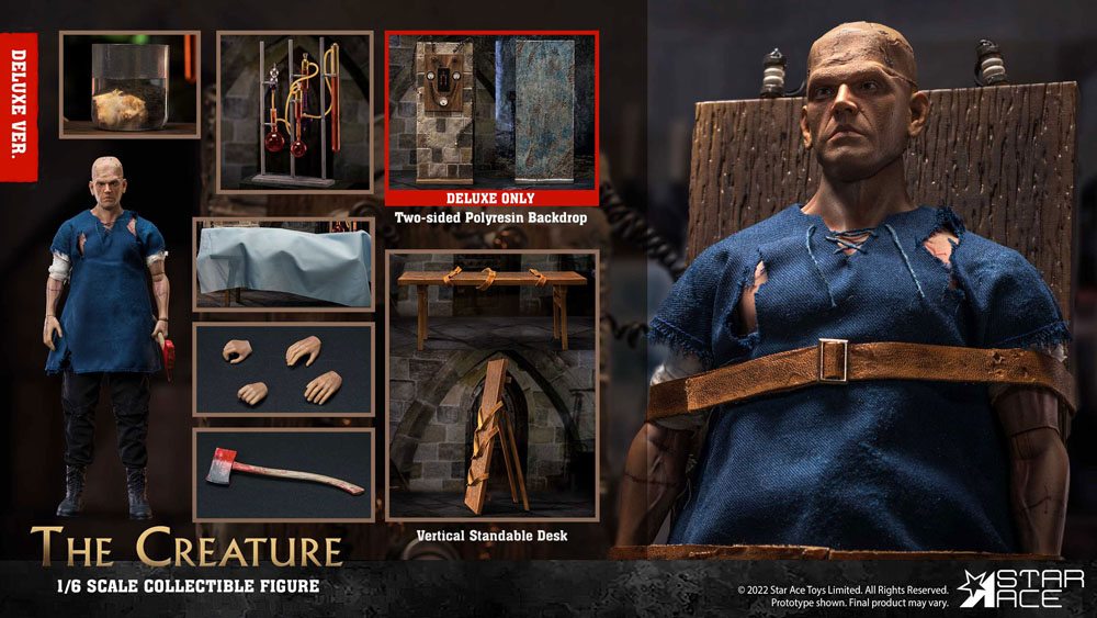 Star Ace Toys Frankensteins Schrecken The Creature Deluxe Version My Favourite Movie 1/6 Actionfigur