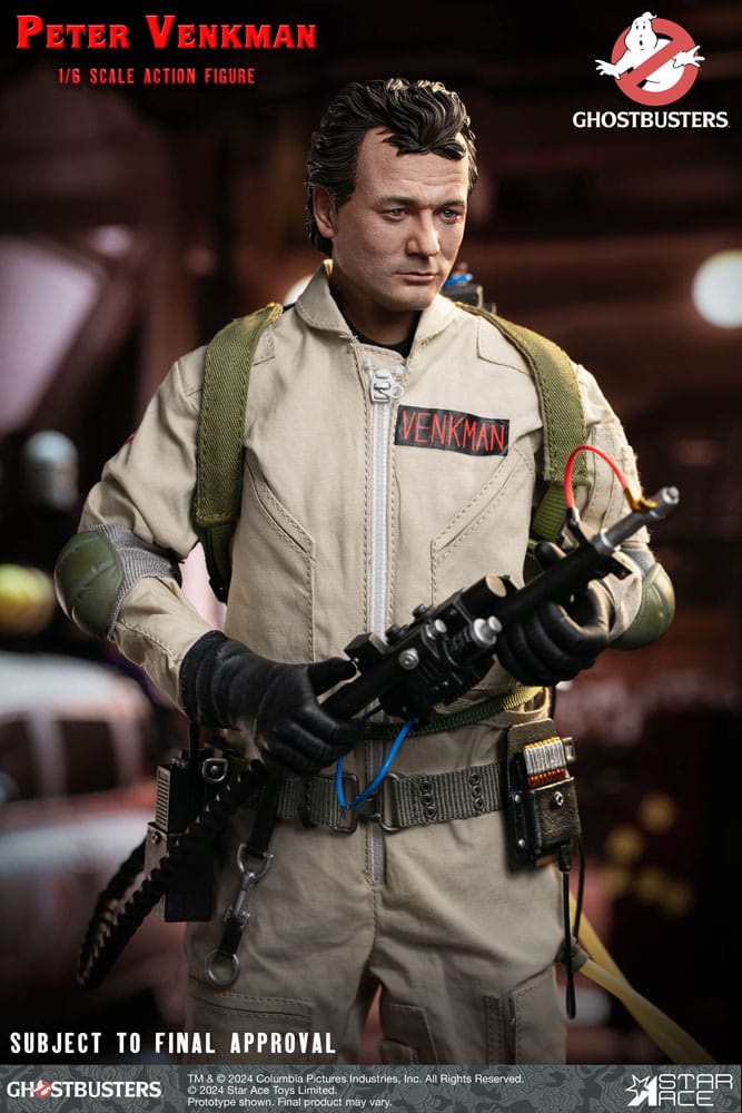 Star Ace Toys Ghostbusters (1984) Peter Venkman 1/6 Actionfigur - Beschädigte Verpackung