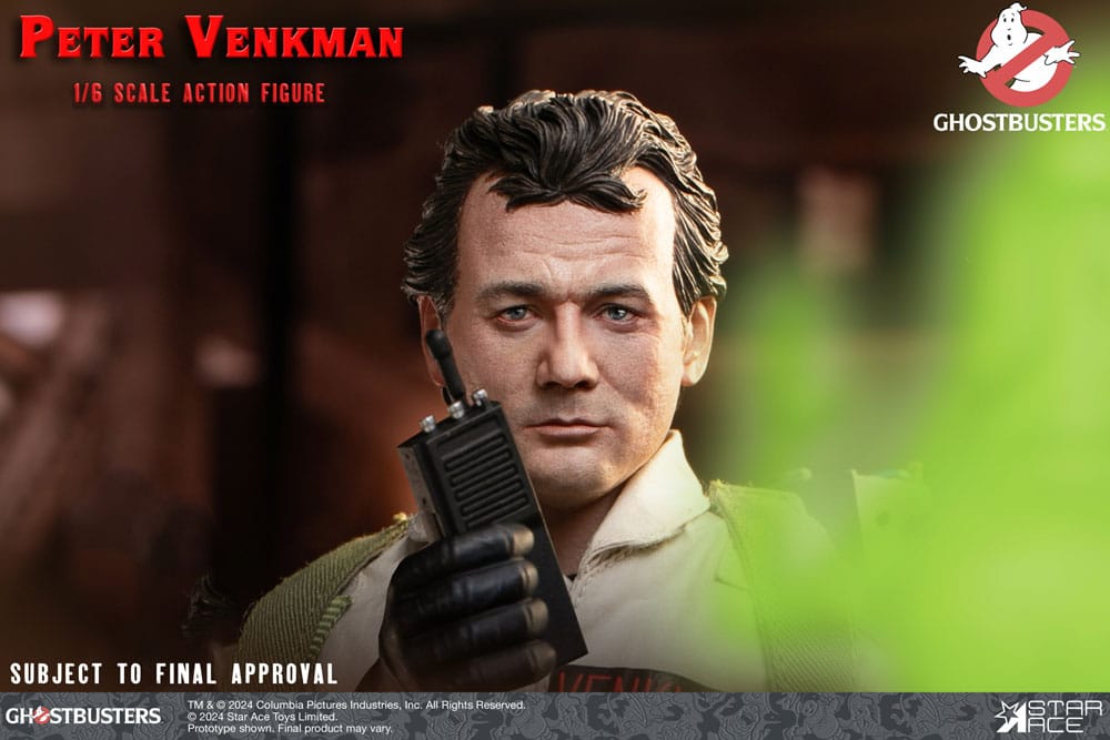 Star Ace Toys Ghostbusters (1984) Peter Venkman 1/6 Actionfigur - Beschädigte Verpackung