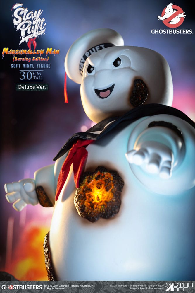 Star Ace Toys Ghostbusters Stay Puft Marshmallow Man Burning Edition Deluxe Statue