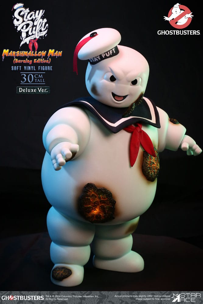 Star Ace Toys Ghostbusters Stay Puft Marshmallow Man Burning Edition Deluxe Statue