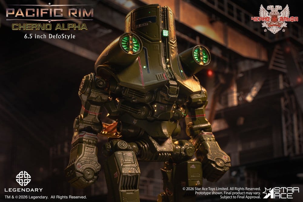 Star Ace Toys Pacific Rim DefoStyle Cherno Alpha NX Figur