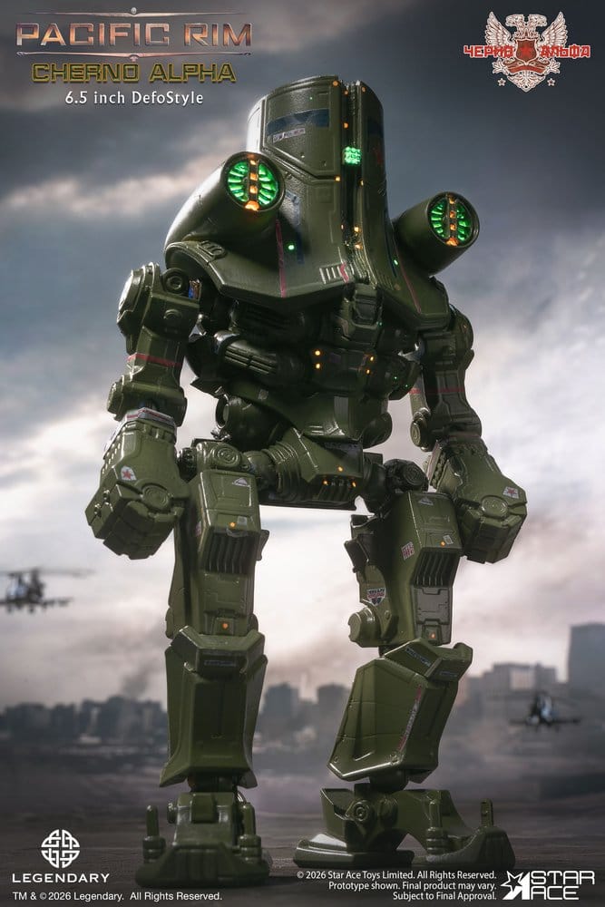 Star Ace Toys Pacific Rim DefoStyle Cherno Alpha NX Figur