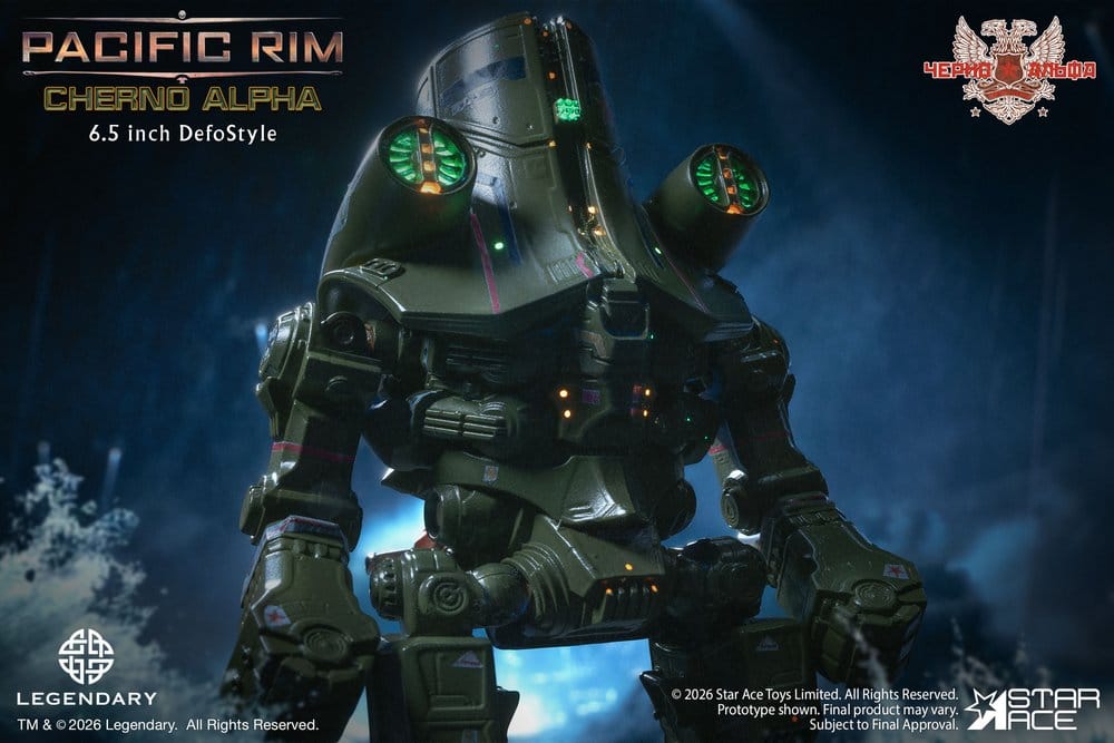 Star Ace Toys Pacific Rim DefoStyle Cherno Alpha NX Figur