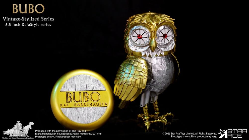 Star Ace Toys Ray Harryhausen Collection Bubo DefoStyle Soft-vinyl Statue